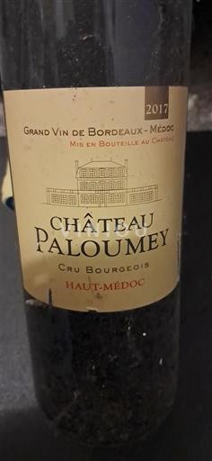 Bordeaux Haut-Médoc Cru Bourgeois Château Paloumey 2017