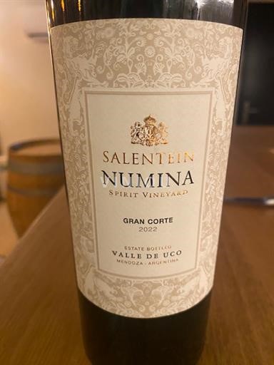 Mendoza Thung lũng Uco Bodegas Salentein Numina Gran Corte 2022