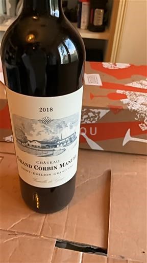 Bordeaux Saint-Émilion Grand Cru Grand Cru Château Grand Corbin Manuel 2018