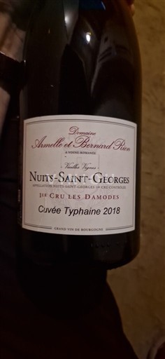 Bourgondië Nuits-saint-georges Premier Cru Domaine Armelle et Bernard Rion Typhaine 2018