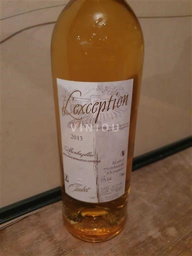 Southwest Monbazillac Embret L'exception 2013