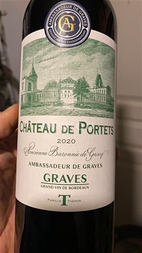 Burdeos Graves Château Portets Ambassadeur de Graves 2020