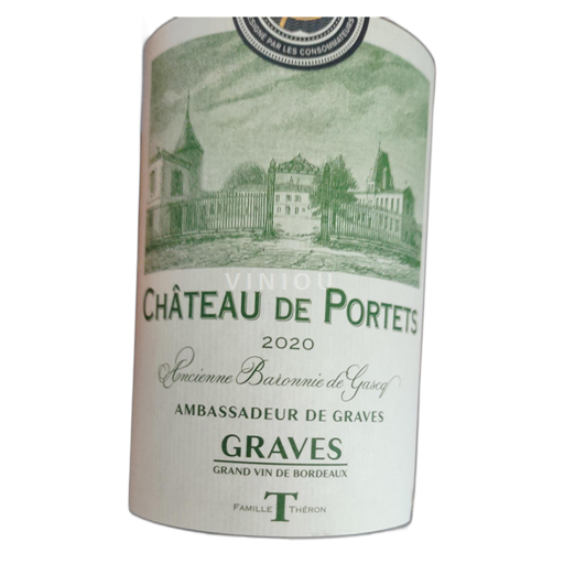 Bordeaux Graves Château Portets Ambassadeur de Graves 2020