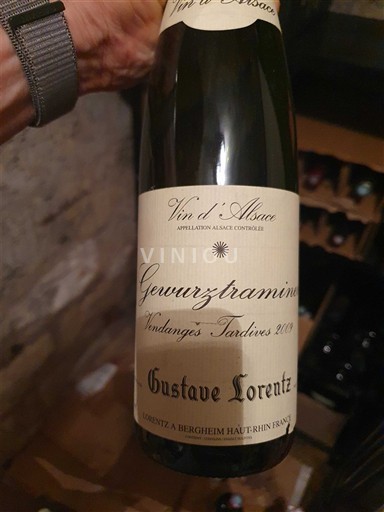 Alsace Vendanges Tardives Gustave Lorentz Vendanges Tardives 2019