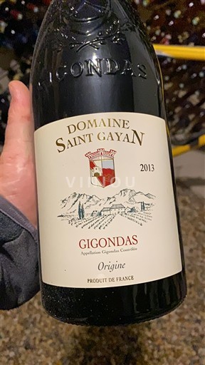 Rona dolina Gigondas Domaine Saint Gayan Origine 2013