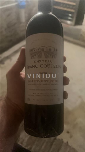 Bordéus Saint-Estèphe Château Franc Couletin 2020
