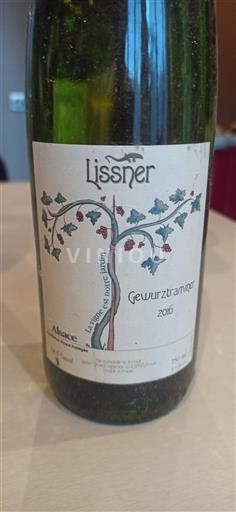 Alsace Lissner La vigne sous jardin 2016
