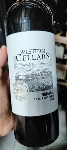 Vùng trồng nho được cấp phép California Lodi Western Cellars Winemaker's Selection 2023