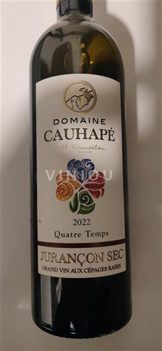 Southwest Jurançon Domaine Cauhapé Quatre Temps 2022
