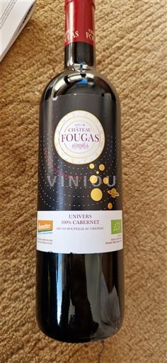 Bordeaux Côtes-de-bourg Château Fougas Univers 100% Cabernet 2019
