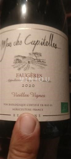 Langvedok Faugères Mas des Capitelles Vieilles Vignes 2020