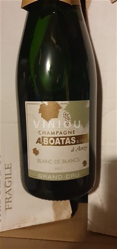 Champaña Champán Grand Cru A. Boatas & Fils Blanc de Blancs Sin añada