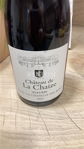 Beaujolais Fleurie Château La Chaize La Chapelle des Bois 2022