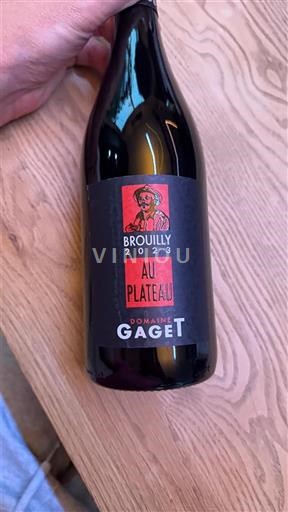 Vin Rouge sec Au Plateau Domaine Gaget 2023 France Beaujolais Brouilly AOC
