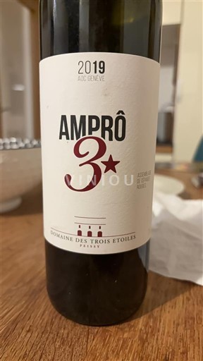 Genève Genève AOC Domaine Des Trois Étoiles Amprô 3* 2019