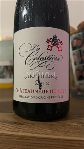 Rhône-dalen Châteauneuf-du-Pape La Celestière Tradition 2012