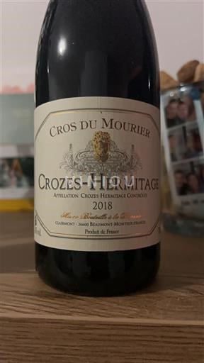 Rhônen laakso Crozes-Hermitage Cros du Mourier 2018