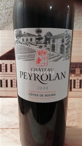 Bordéus Côtes-de-bourg Château Peyrolan 2022