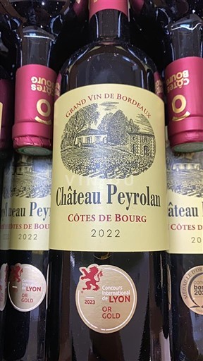 Burdeos Côtes-de-bourg Château Peyrolan 2022