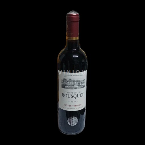 Vin Rouge sec Château Bousquet 2022 France Bordeaux Côtes-de-bourg AOC hve