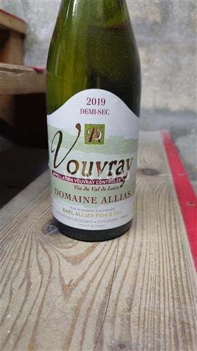 Valle della Loira Vouvray Domaine Allias 2019
