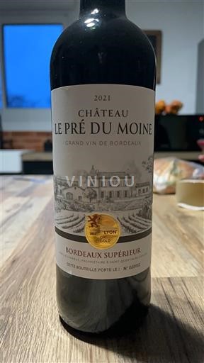 Bordo Bordo superior Château Le Pré du Moine 2021