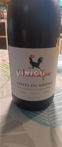 Rhônedalen Côtes du Rhône Chantefeu 2024
