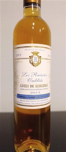 Sudoeste Côtes de Bergerac Les Raisins Oubliés 2019