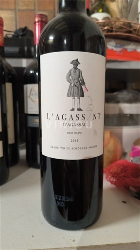 Bordeaux Haut-Médoc Château Agassac L'Agassant d'Agassac 2019
