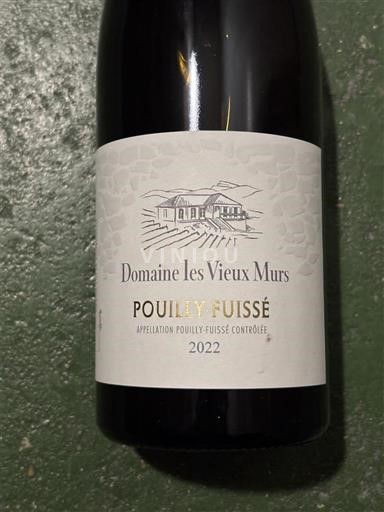 Burgundsko Pouilly-fuissé Domaine Les Vieux Murs 2022