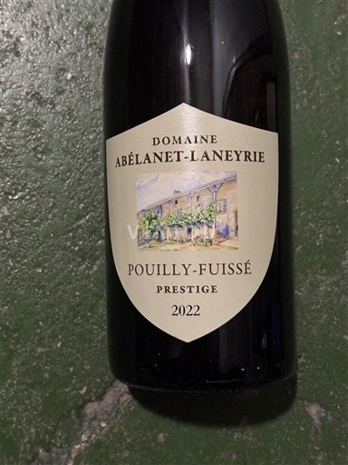 Bourgogne Pouilly-fuissé Domaine Abélanet-Laneyrie Prestige 2022