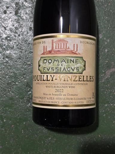 Bourgogne Pouilly-vinzelles Domaine Fussiacus 2022
