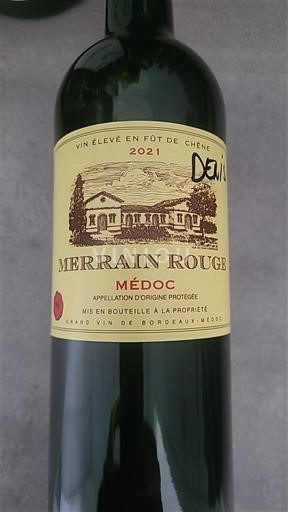 Bordeaux Médoc Merrain Rouge 2021