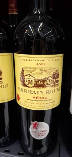 Bordeaux Médoc Merrain Rouge 2021