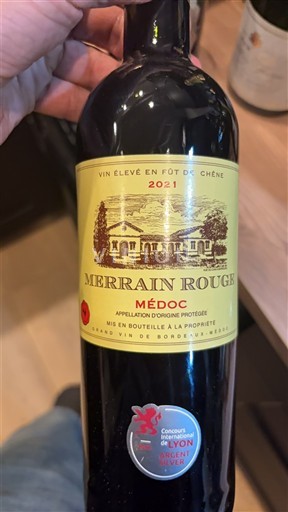 Bordoja Médoc Merrain Rouge 2021