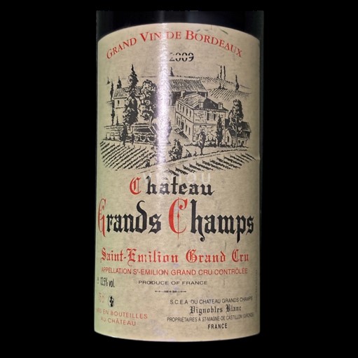 Bordeaux Saint-Émilion Grand Cru Grand Cru Château Grands Champs 2009