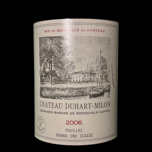 Bordeaux Pauillac Grand Cru Classé Château Duhart-Milon 2006