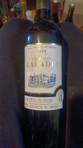Bordeaux Côtes-de-bourg Château Labadie 2009