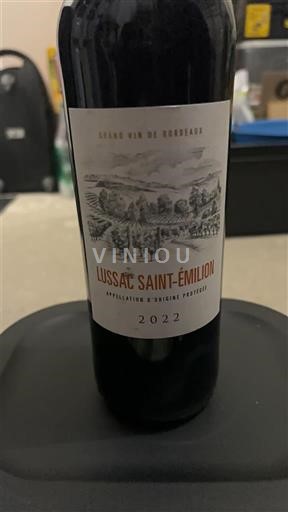 Bordeaux Lussac-saint-émilion Inconnu 2022