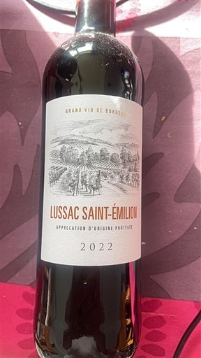 Bordeaux Lussac-Saint-Émilion Inconnu 2022