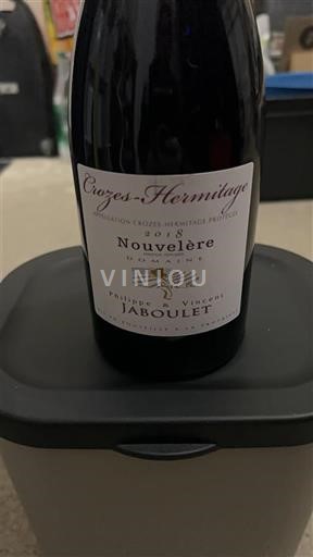 Rhônen laakso Crozes-Hermitage Domaine Jaboulet Nouvelère 2018
