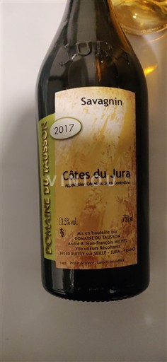 Jura Côtes-du-jura Domaine Trousset Savagnin 2017