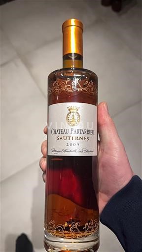 Bordeaux Sauternes Château Partarrieu 2009