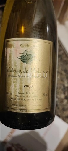 Vale do Loire Coteaux-de-l'aubance Les Sablonnettes 2006