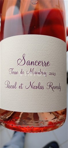 Thung lũng sông Loire Sancerre. Pascal et Nicolas Reverdy Terre de Mainbray 2023