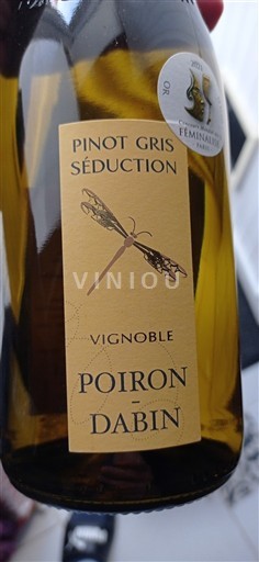 Dolina Loare Poiron Dabin Pinot Gris Séduction 2020