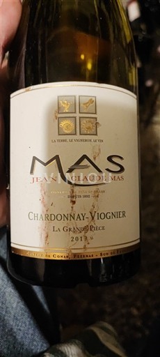 Languedoc-Roussillon Pays d'Oc Jean Claude Mas La Grande Pièce 2019