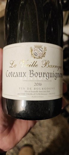 Bourgondië Bourgondische heuvels La Vieille Barrique 2016
