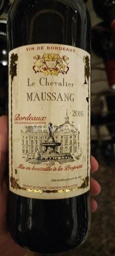 Bordeaux Le Chevalier Maussang 2016