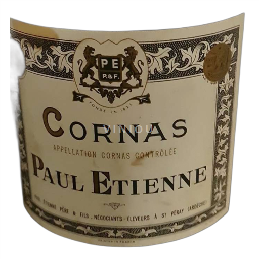 Rhône-dalen Cornas Paul Etienne 1973